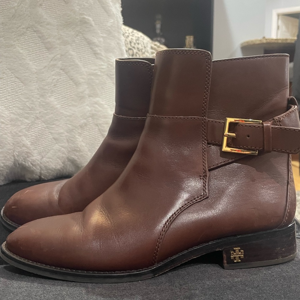 Tory Burch Leather Booties